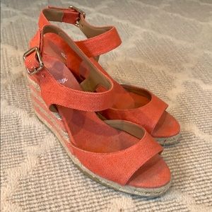 Castaner espadrille sandals in coral